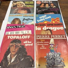 Lot 10 Disques Vinyle 44 T