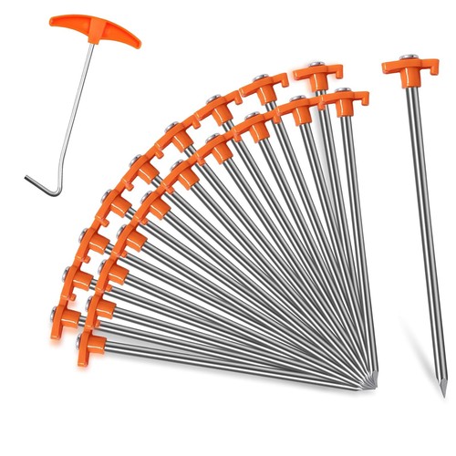 20pcs piquets tente en - piquets,