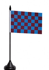 Drapeau de table à carreaux