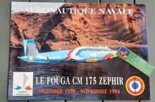 Document Aéronavale 1994 LE FOUGA CM 175 ZEPHIR Escadrille 59 S BAN HYERES