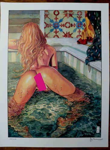 Milo manara signed art - manara,