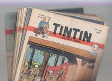 TINTIN FRANÇAIS FASCICULES  DE 35 A 51  ÉQUIVALENCE RECUEIL N° 3