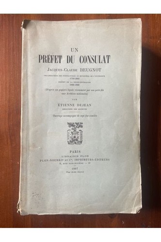 Préfet consulat - un,