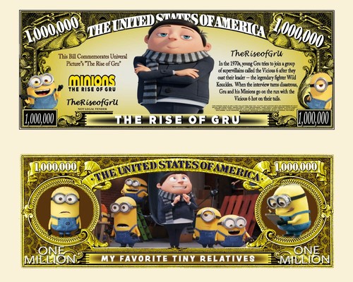 Les minions billet million - minions,