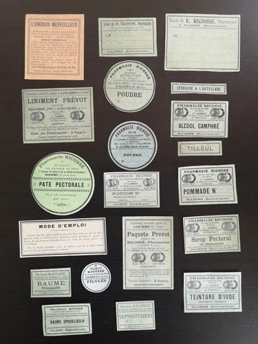 Ancien vintage étiquettes - vintage,