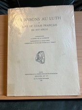 Chansons au Luth Airs de cour