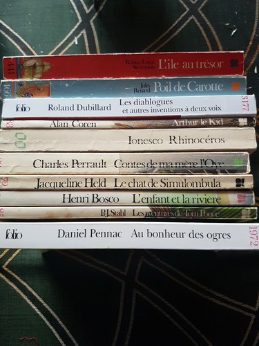 Lot livres folio junior - lot,