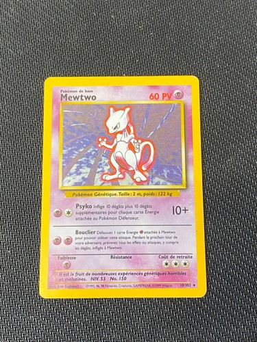 Carte pokémon mewtwo - pokémon, 10/102