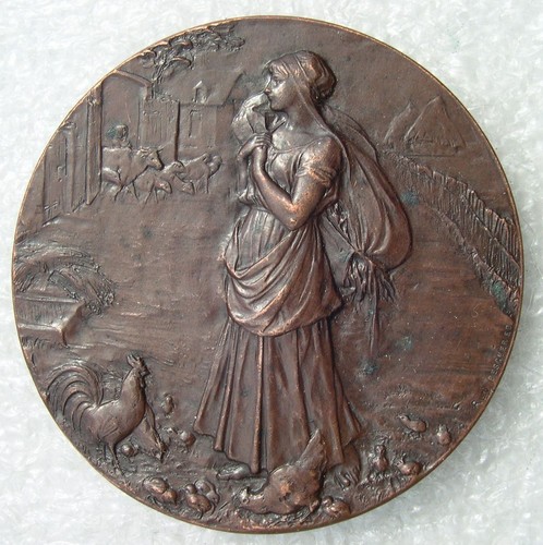 Superbe medaille par roty - medaille,