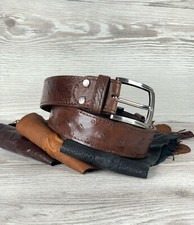 Ceinture marron en cuir