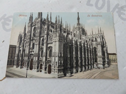 Carte postale époque milano - postale,