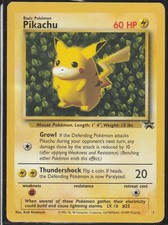 Carte POKEMON : Wizards Black Star Promos - PIKACHU - Promo N°1 - Lightly Played