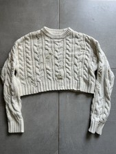 Pull à Trous Bershka crème . Taille S