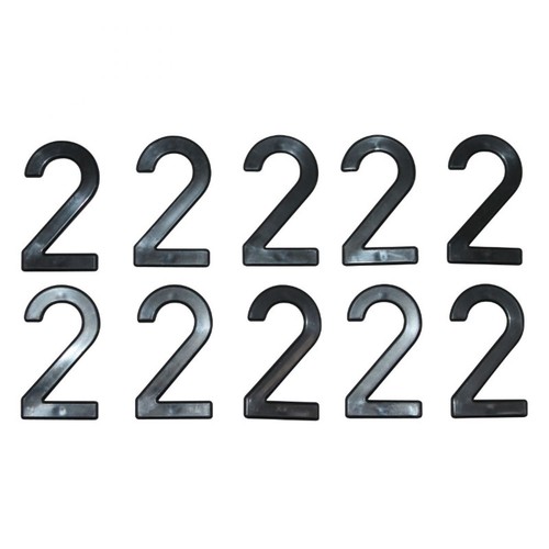 Chiffre plaque tiflex alu - chiffre,