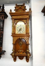 0C153-125cm Gustav Becker Balcon Freischwinger-Tolle Bronze Chiffres/Fourniture