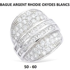 BAGUE Rhodié T50 à 60 RONDE