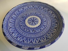 CERAMIC PLATE PORCELAIN BLUE WHITE VINTAGE COLLECTION. ASSIETTE CERAMIQUE 