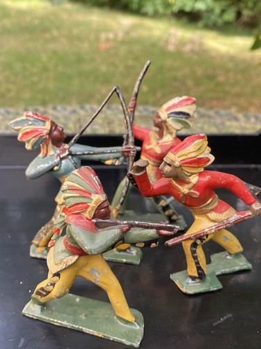 Lot soldats plomb ancien - lot,