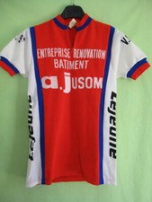 Maillot Cycliste vintage VC 9è Lejeune Acrylique Velo 70'S jersey - 0 / XS