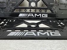 2X Plaque Immatriculation pour Européen UK Numéro Support pour Mercedes Benz AMG