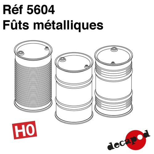 Fûts métalliques - , [ho]