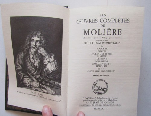 Molière oeuvres edition - oeuvres,