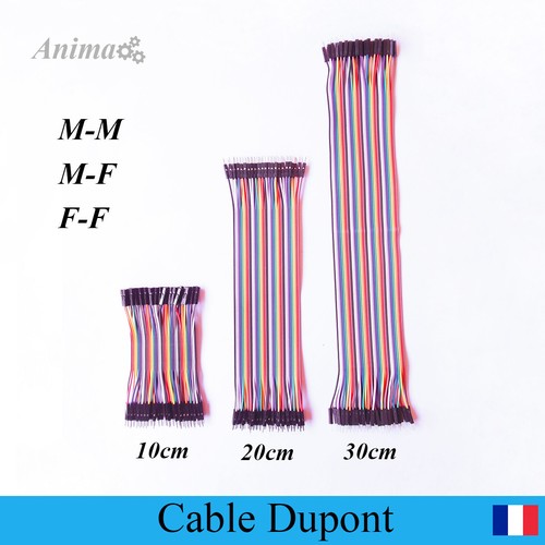 Câble dupont 30cm - câble, 10