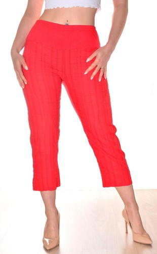 Pantacourt rouge uni - rouge, taille