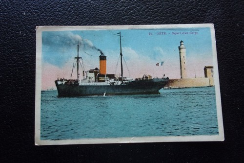 France carte postale sète - france,