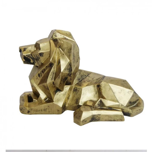 Statue résine lion - en,