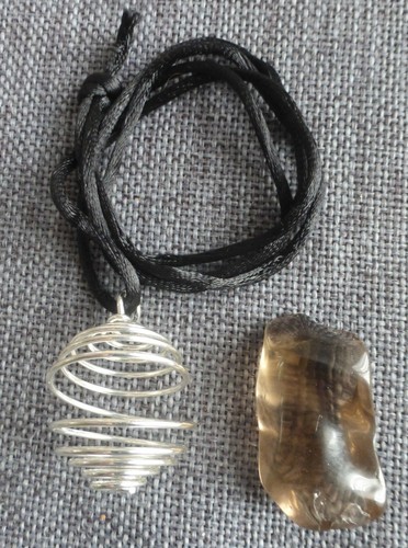 Minéraux citrine collier - minéraux,,