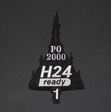 Patch Écusson Numéroté 1 Mirage silhouette PO 24 H escadron chasse