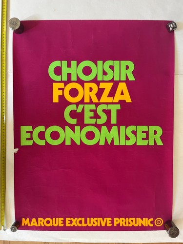 Prisunic forza 1970s - prisunic, vintage