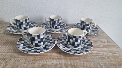 Set cinq tasses café - cinq,