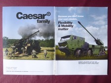 6/2016 PUB NEXTER SYSTEMS CANON CAESAR ARTILLERY SYSTEM ORIGINAL AD