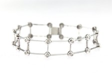 Bracelet Chimento Femme in Or blanc Diamante 10117701