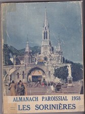 ALMANACH PAROISSIAL 1958   LES