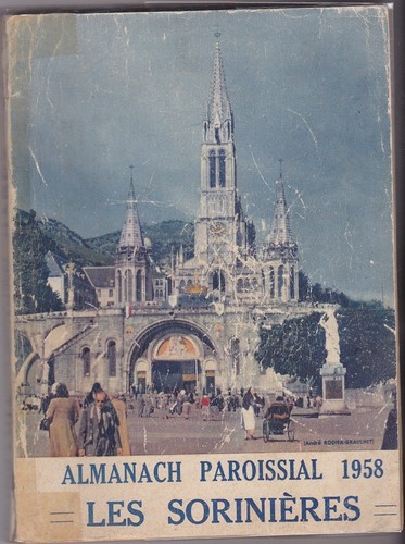 Almanach paroissial 1958 les - paroissial,
