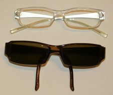 LOT 2 MONTURE GUCCI paires lunette de vue LUNETTES femme ITALY MADE 135-130