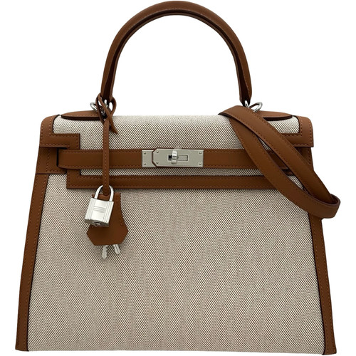 Hermes kelly gold - kelly, toile