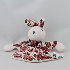 Doudou plat lapin rose fleurs KENZO - 20216