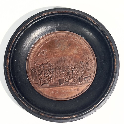 Médaille étain patiné - , louis