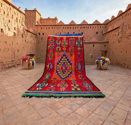 Tapis marocain bebère - tapis,
