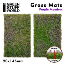 Découpe de Tapis d'Herbe - Prairie Pourpre - Matériaux de Soclage