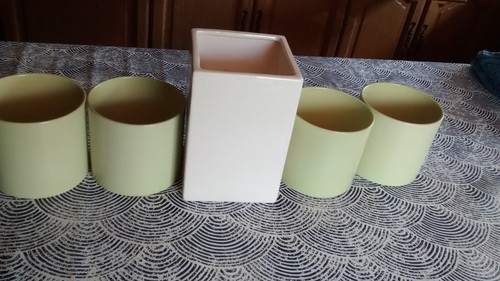 Lot cache pots en terre - pots,