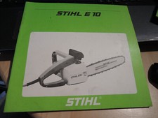 Notice manuel Tronçonneuse Stihl E 10