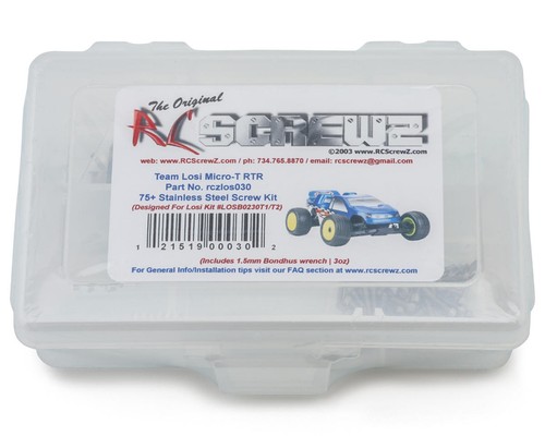 Screwz losi micro - losi®, micro-t™