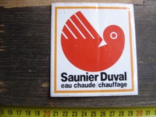 Autocollant Sticker SAUNIER DUVAL eau chaude chauffage