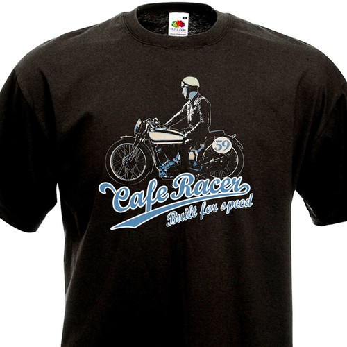 Shirt cafe racer - bsa, triumph