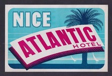 Ancienne  étiquette bagage